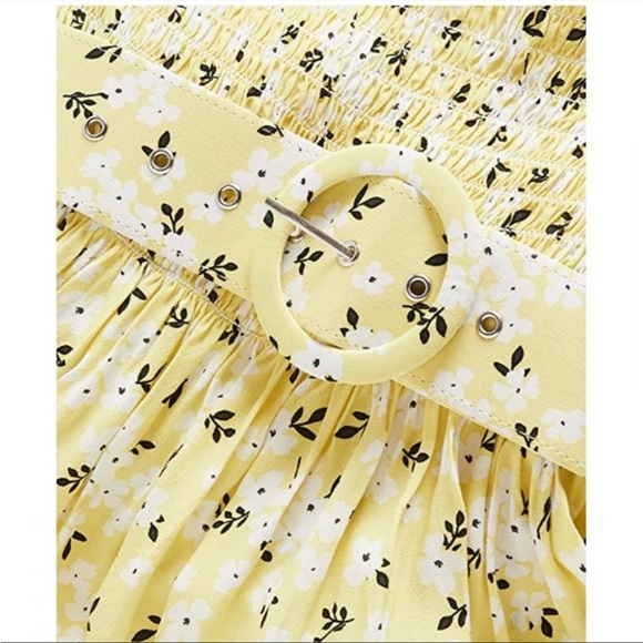 NWT For Love and Lemons Chrysanthemum Belted Mini Dress L - Picture 9 of 16